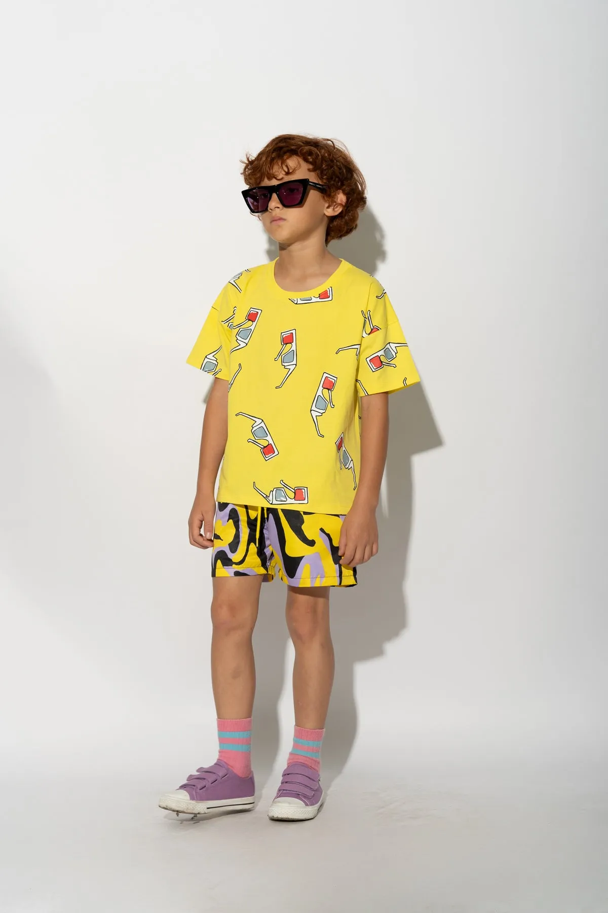 DARK WAVY PRINT SWIM SHORT sold by Marques ’ Almeida product image thumbnail 5