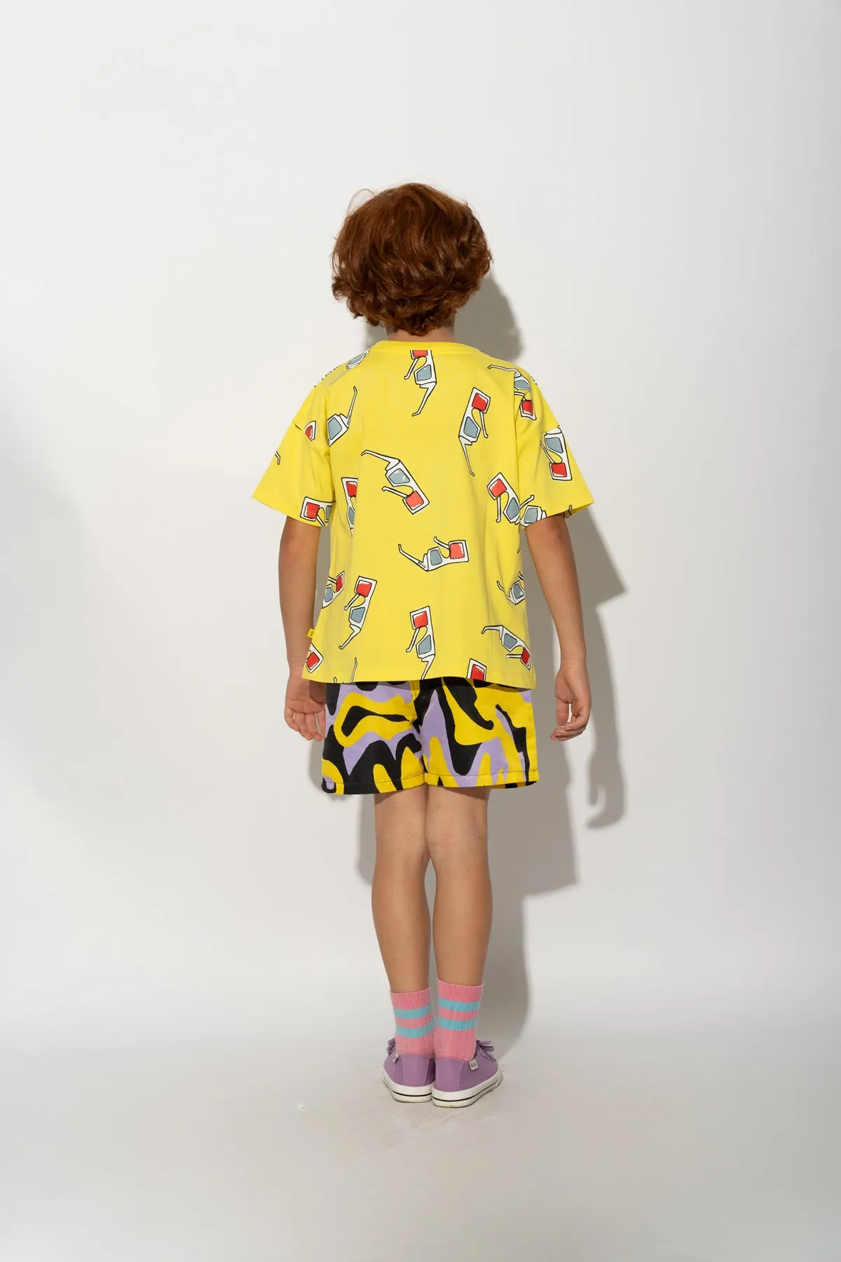 DARK WAVY PRINT SWIM SHORT sold by Marques ’ Almeida product image thumbnail 3