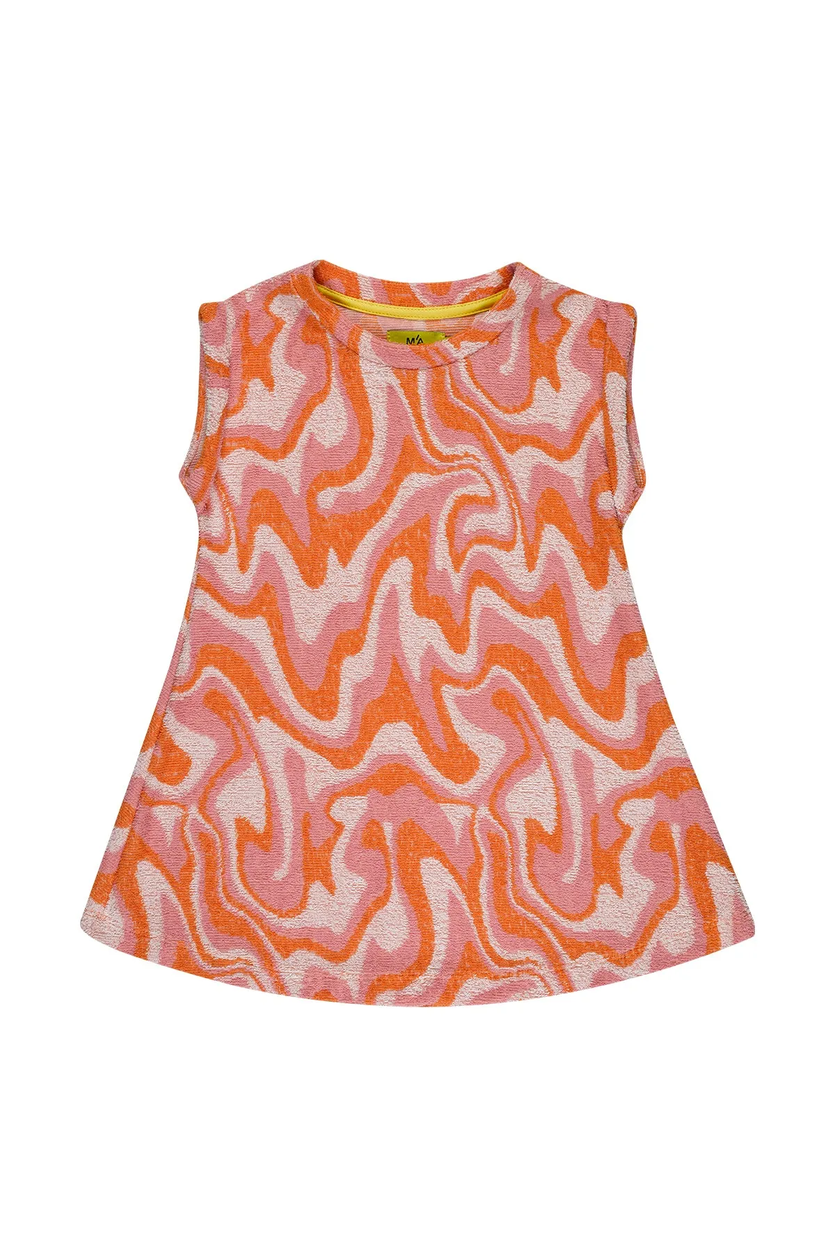 TERRY WAVY PRINT T-SHIRT DRESS sold by Marques ’ Almeida product image thumbnail 2