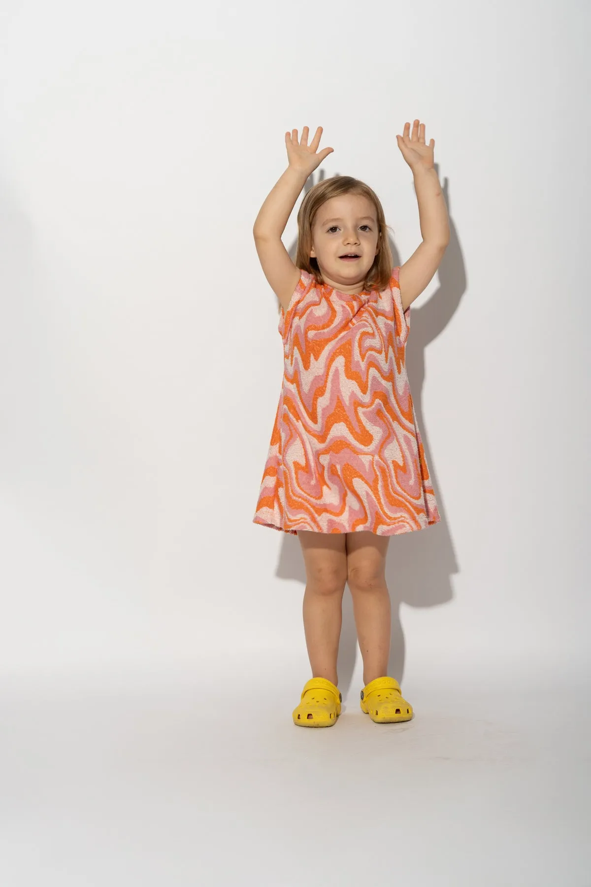 TERRY WAVY PRINT T-SHIRT DRESS sold by Marques ’ Almeida product image thumbnail 4
