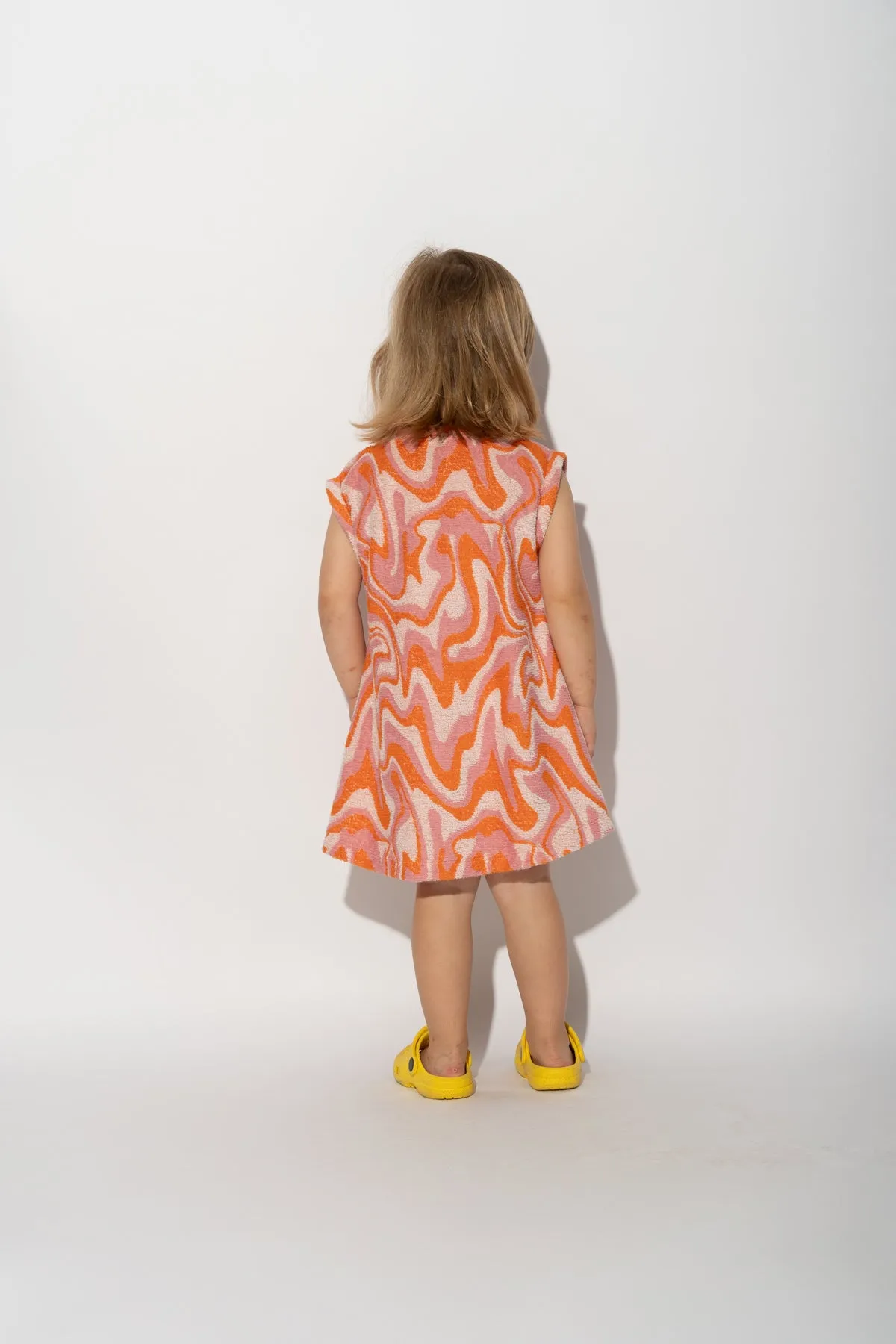 TERRY WAVY PRINT T-SHIRT DRESS sold by Marques ’ Almeida product image thumbnail 3