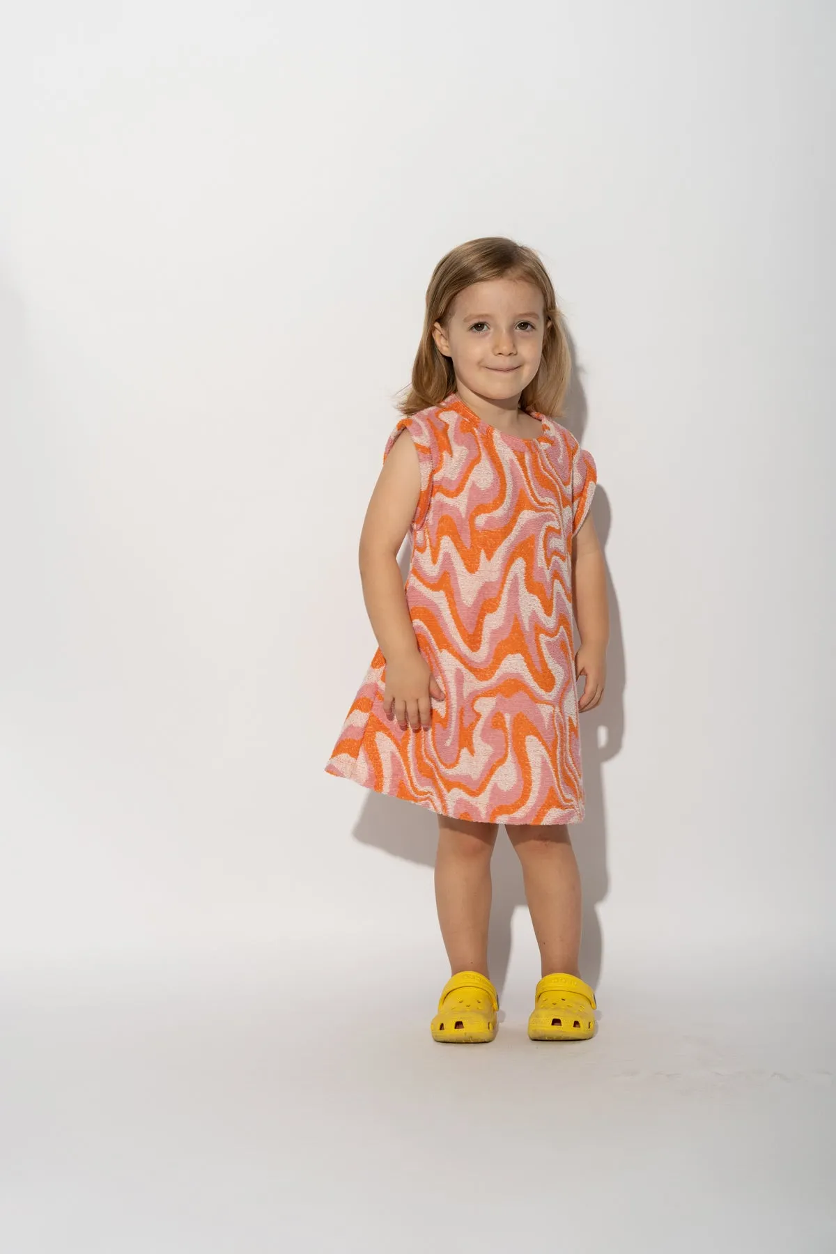 TERRY WAVY PRINT T-SHIRT DRESS sold by Marques ’ Almeida product image thumbnail 5