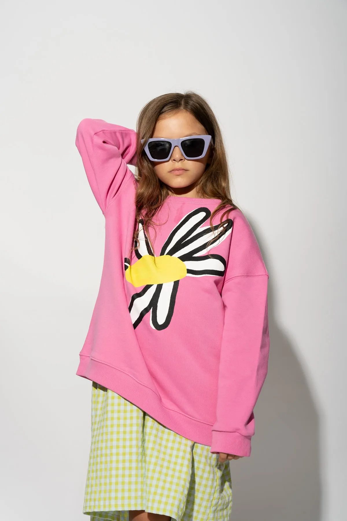 PINK DAISY PRINT SWEATSHIRT sold by Marques ’ Almeida product image thumbnail 5
