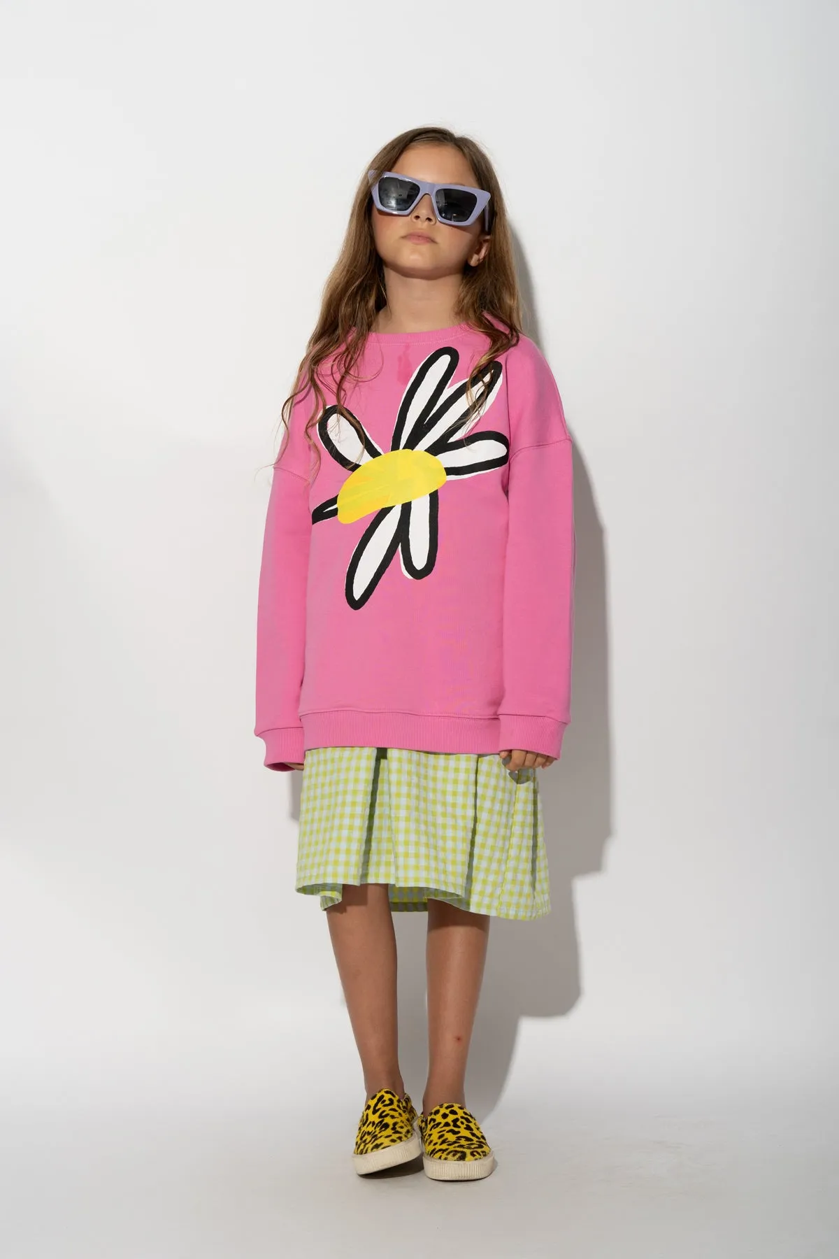 PINK DAISY PRINT SWEATSHIRT sold by Marques ’ Almeida product image thumbnail 4
