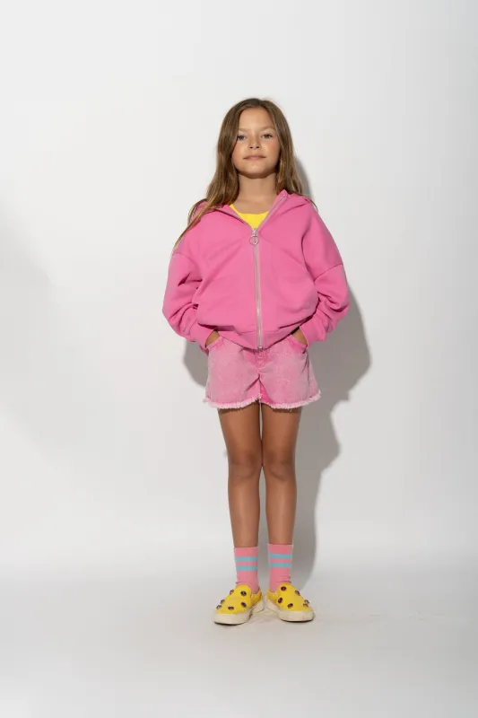 PINK JACKET WITH EMBROIDERED LOGO sold by Marques ’ Almeida