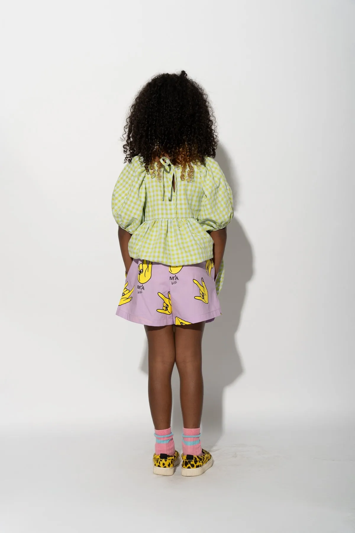 LILAC HANDS PRINT BOXER SHORTS sold by Marques ’ Almeida product image thumbnail 3