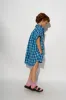 BLUE GINGHAM BOXER SHORTS sold by Marques ’ Almeida