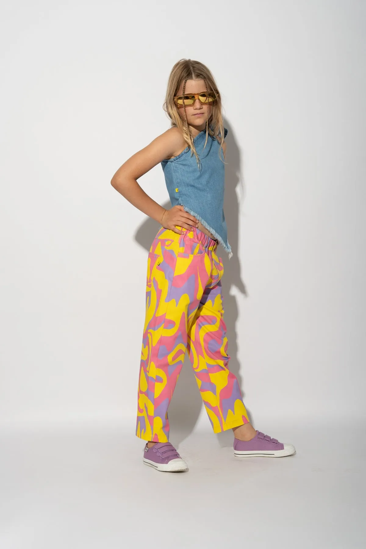 WAVY PRINT BAGGY TROUSERS sold by Marques ’ Almeida product image thumbnail 4