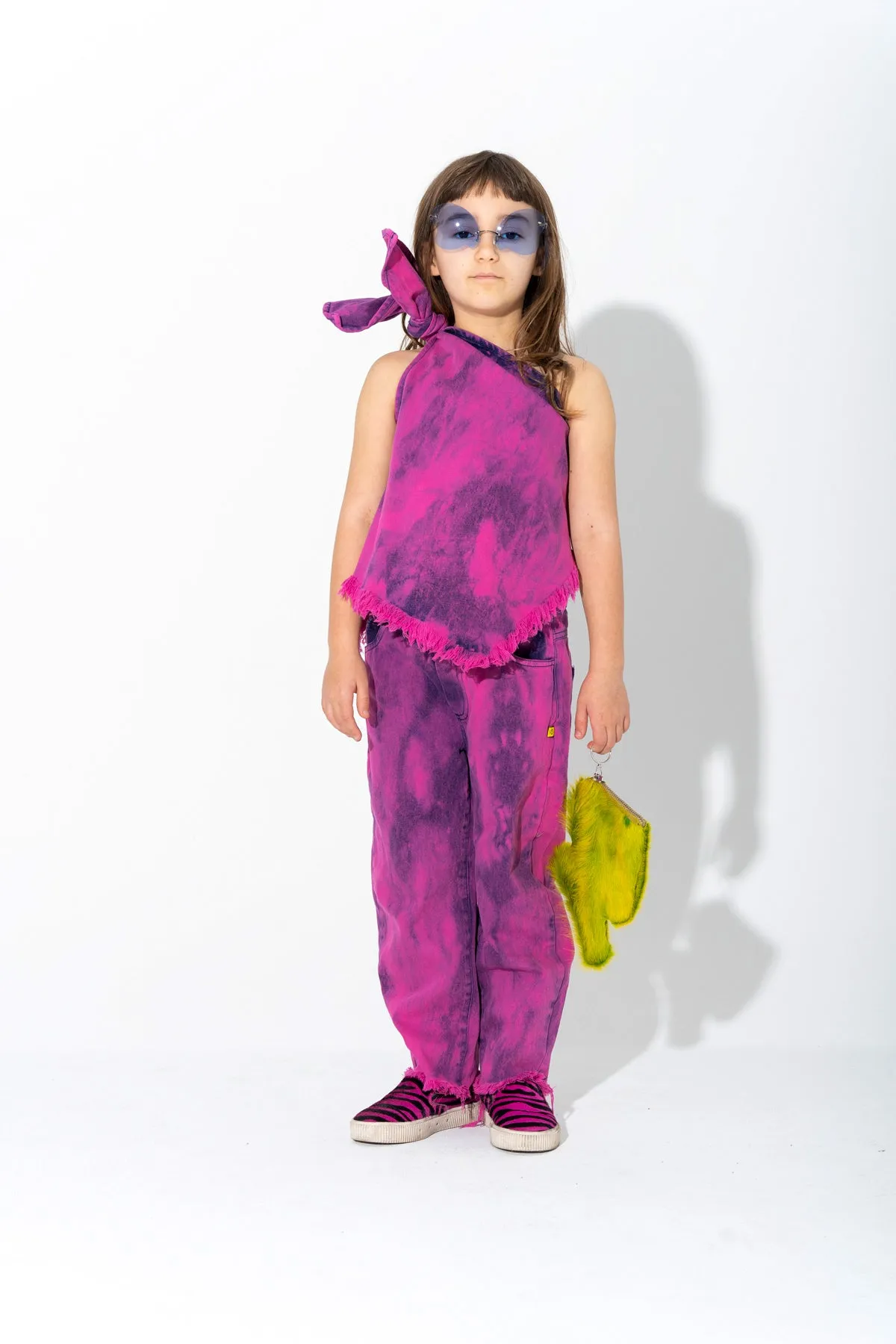 PINK ONE SHOULDER KNOT TOP sold by Marques ’ Almeida