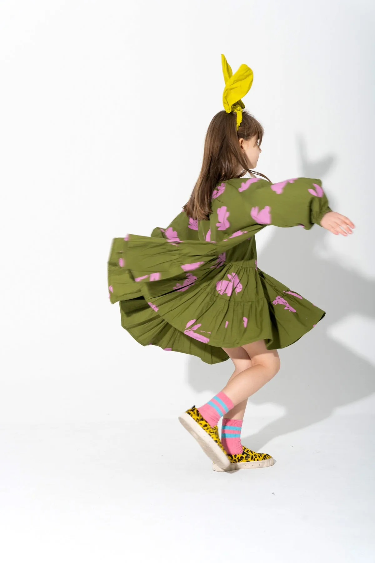 BUNNY PRINT GATHERED DRESS sold by Marques ’ Almeida product image thumbnail 3