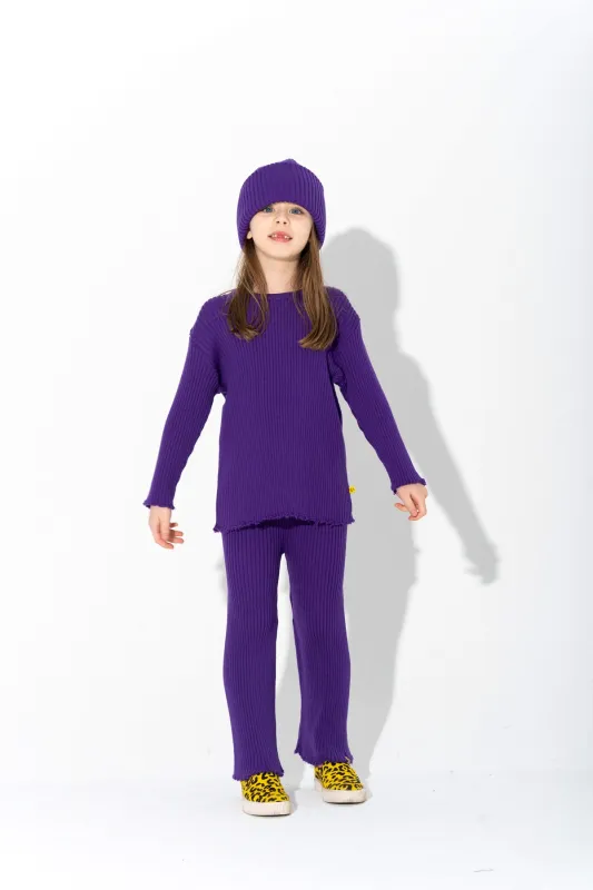 PURPLE MERINO KNIT JUMPER sold by Marques ’ Almeida