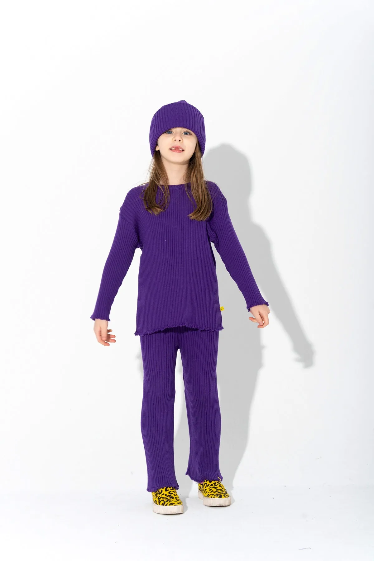 PURPLE MERINO KNIT JUMPER sold by Marques ’ Almeida