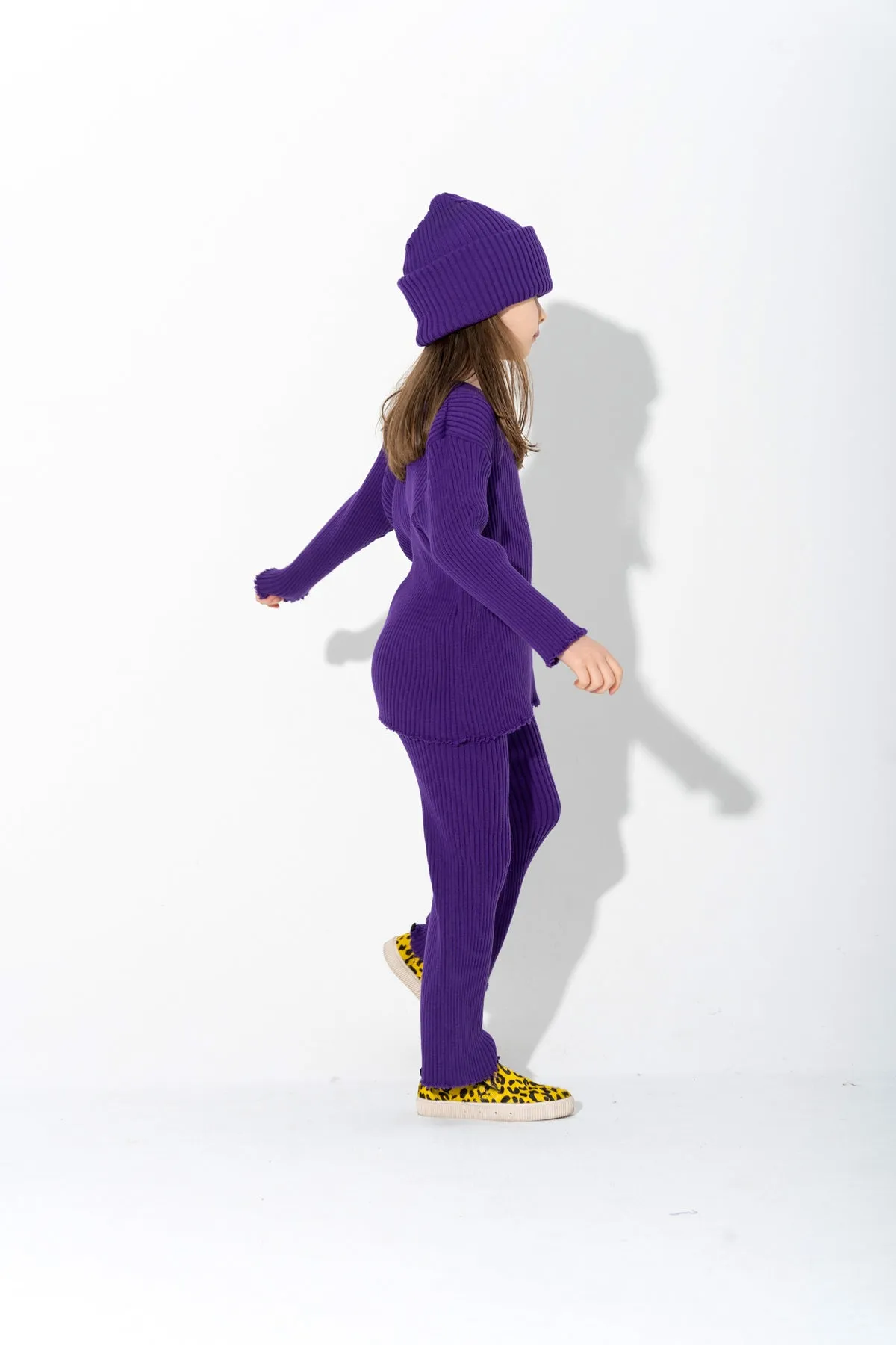 PURPLE MERINO KNIT JUMPER sold by Marques ’ Almeida product image thumbnail 3