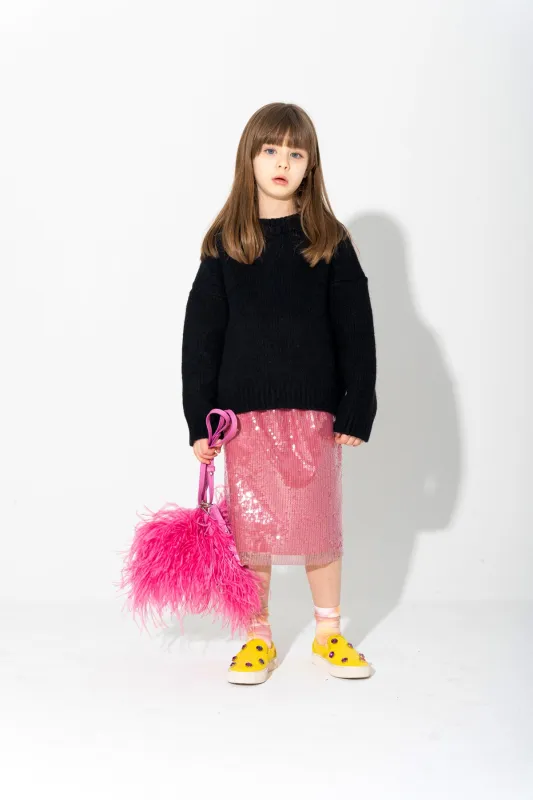 PINK SEQUIN SKIRT sold by Marques ’ Almeida