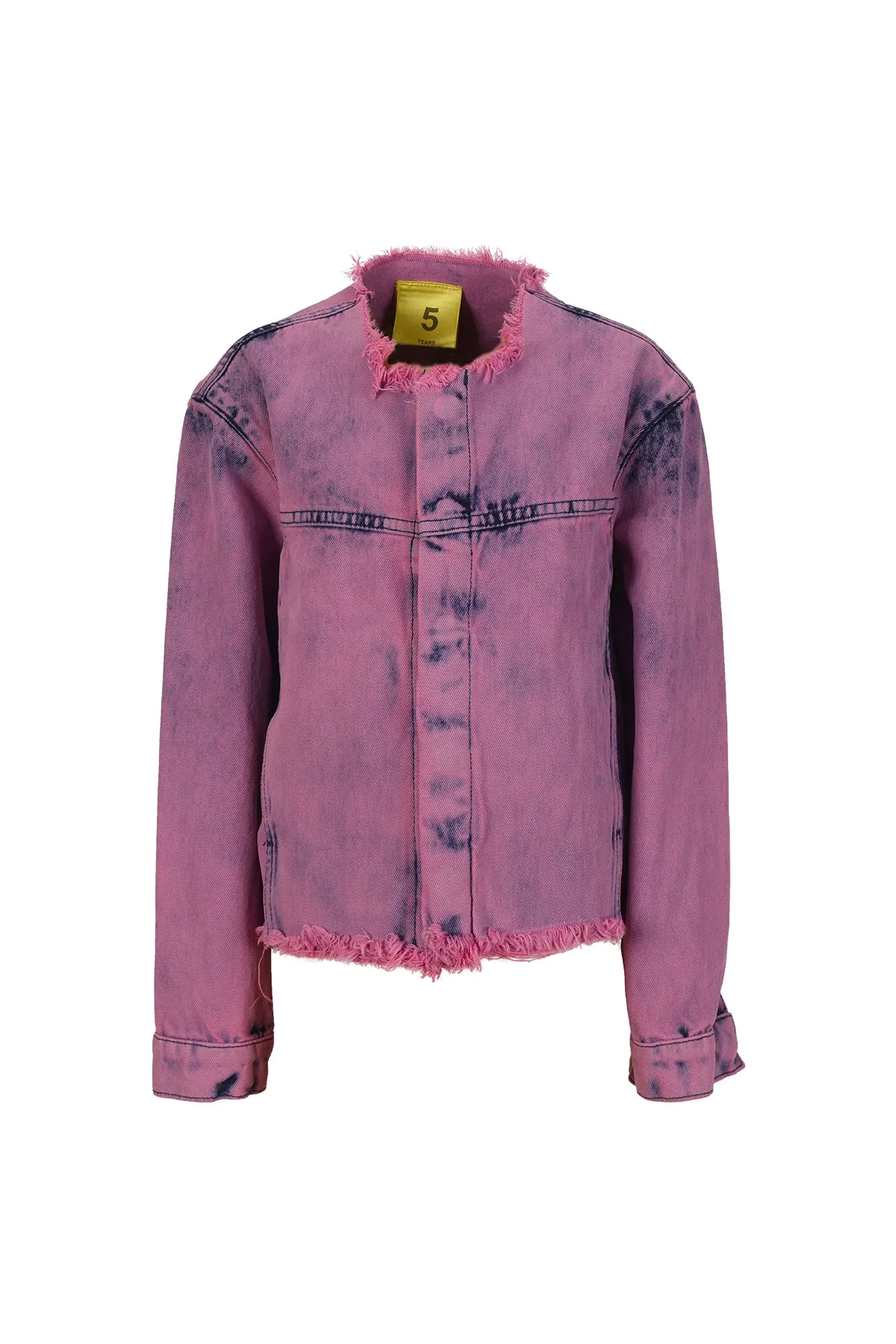 PINK OVERDYED LOOSE COLLARLESS JACKET sold by Marques ’ Almeida