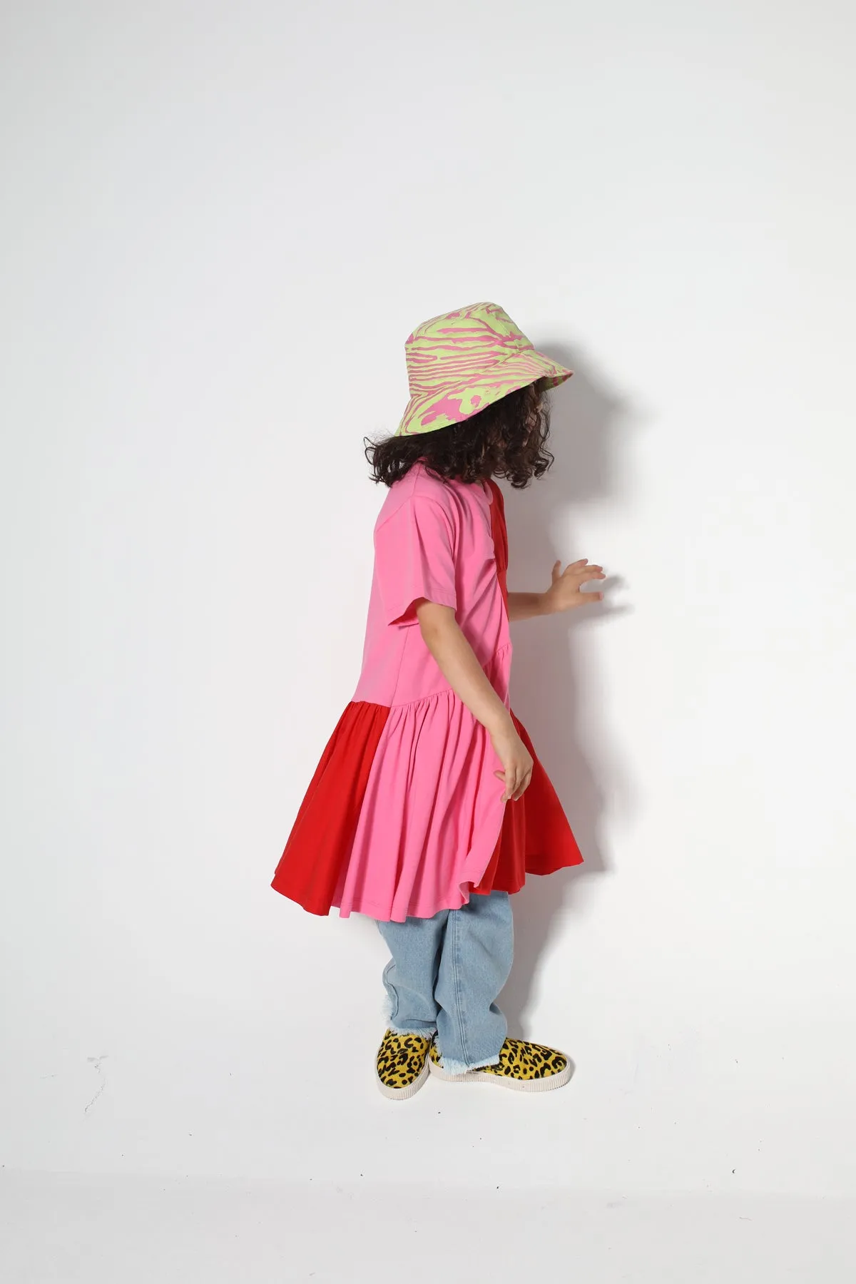 DUO COLOUR GATHERED JERSEY T-SHIRT DRESS sold by Marques ’ Almeida product image thumbnail 5
