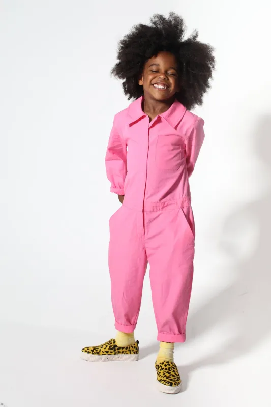 PINK WORKWEAR JUMPSUIT made by Marques ’ Almeida