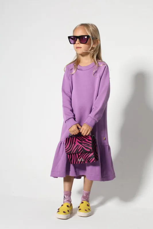 LILAC CREW NECK GATHERED DRESS sold by Marques ’ Almeida