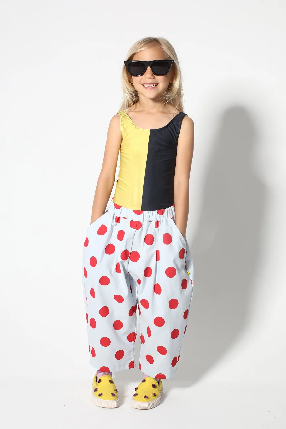 YELLOW AND BLACK SWIMSUIT sold by Marques ’ Almeida