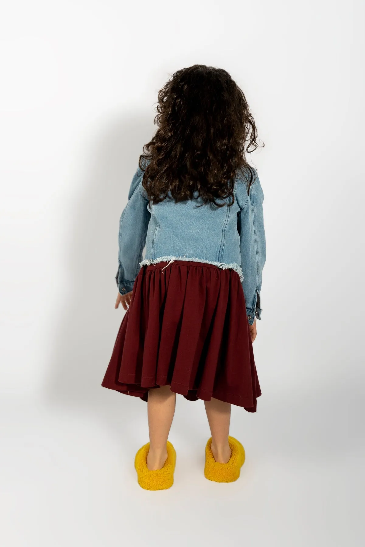 BLUE DENIM COLLARLESS JACKET sold by Marques ’ Almeida product image thumbnail 3