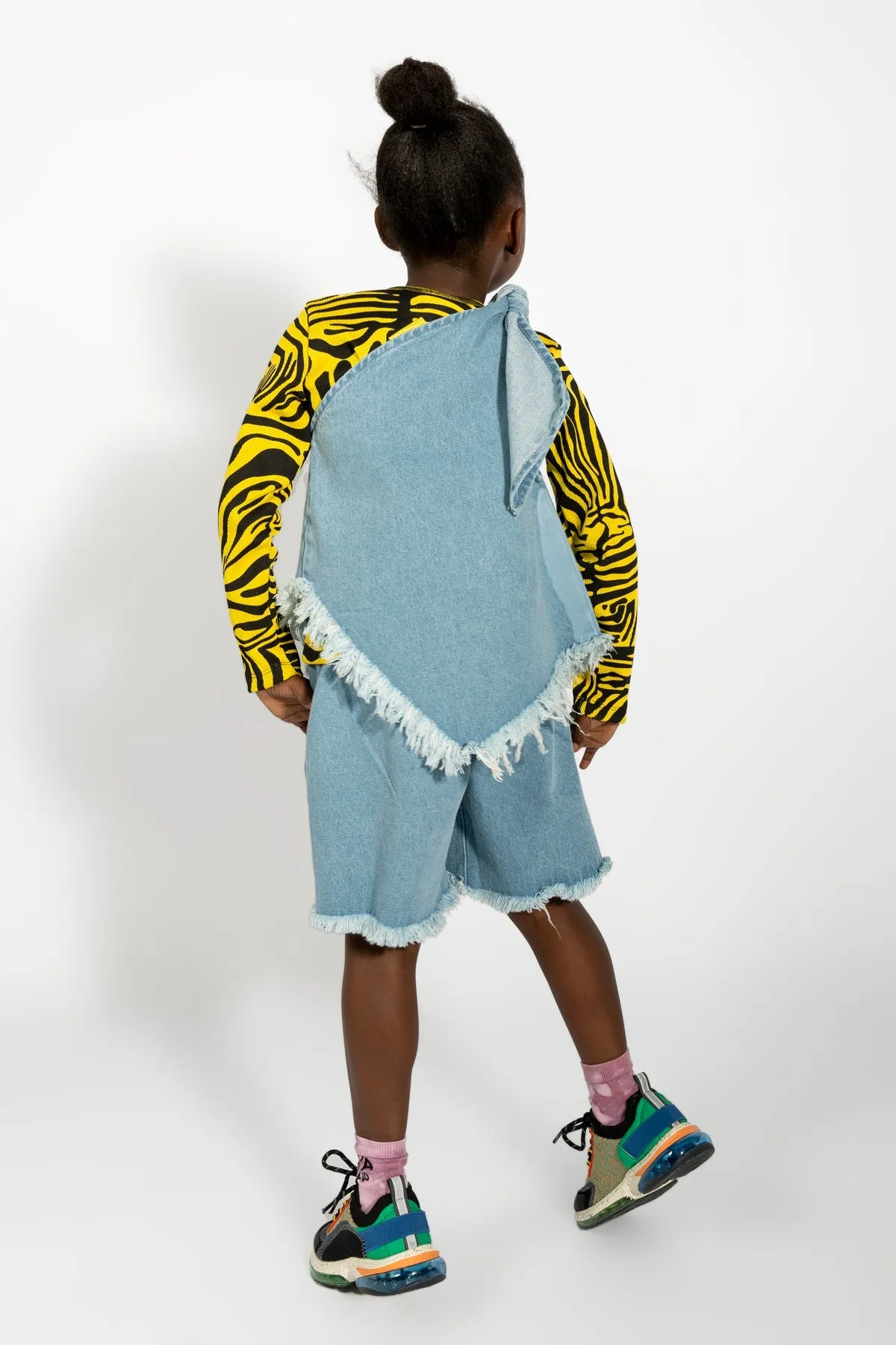 BLUE DENIM CLASSIC SHORTS sold by Marques ’ Almeida product image thumbnail 3