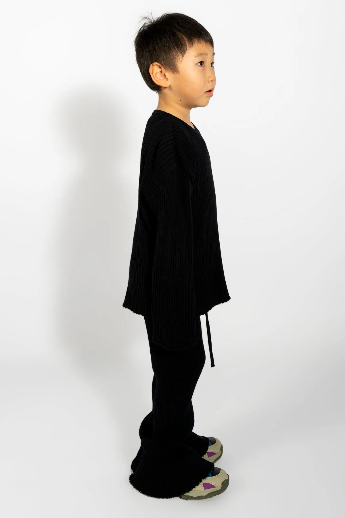 BLACK MERINO KNIT JUMPER sold by Marques ’ Almeida product image thumbnail 5