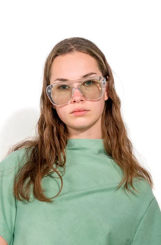 CLEAR AVIATOR SUNGLASSES sold by Marques ’ Almeida