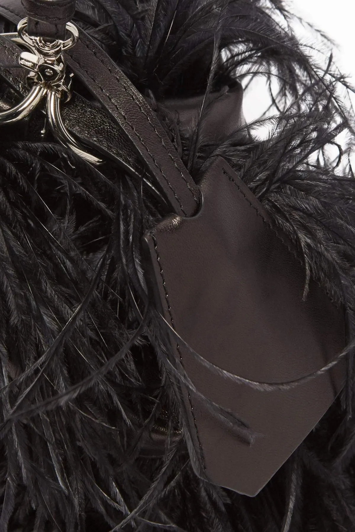 BLACK FEATHER BAG sold by Marques ’ Almeida product image thumbnail 5