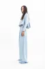 LIGHT BLUE DENIM CROPPED FLOUNCE JACKET sold by Marques ’ Almeida