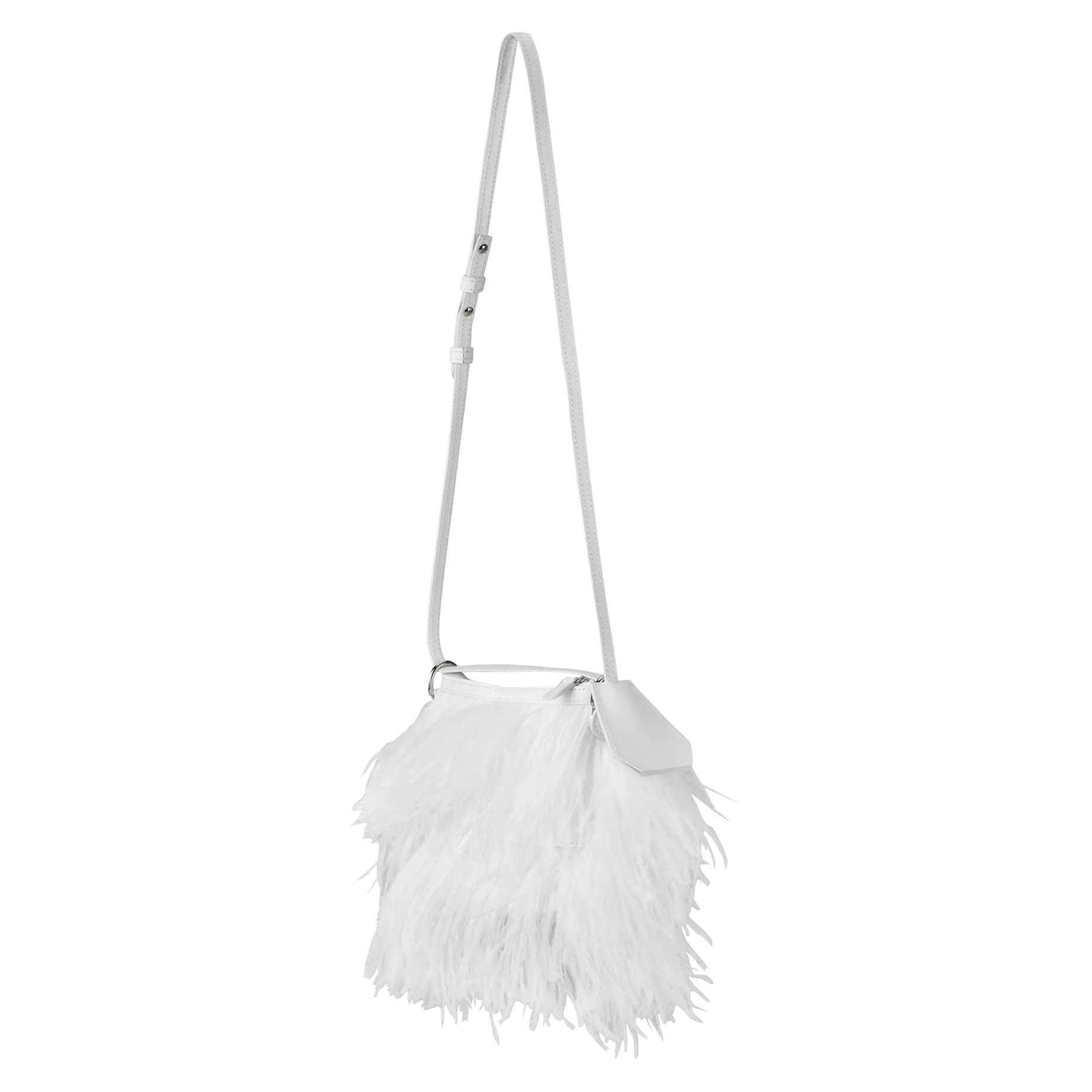 WHITE FEATHER BAG sold by Marques ’ Almeida product image thumbnail 4