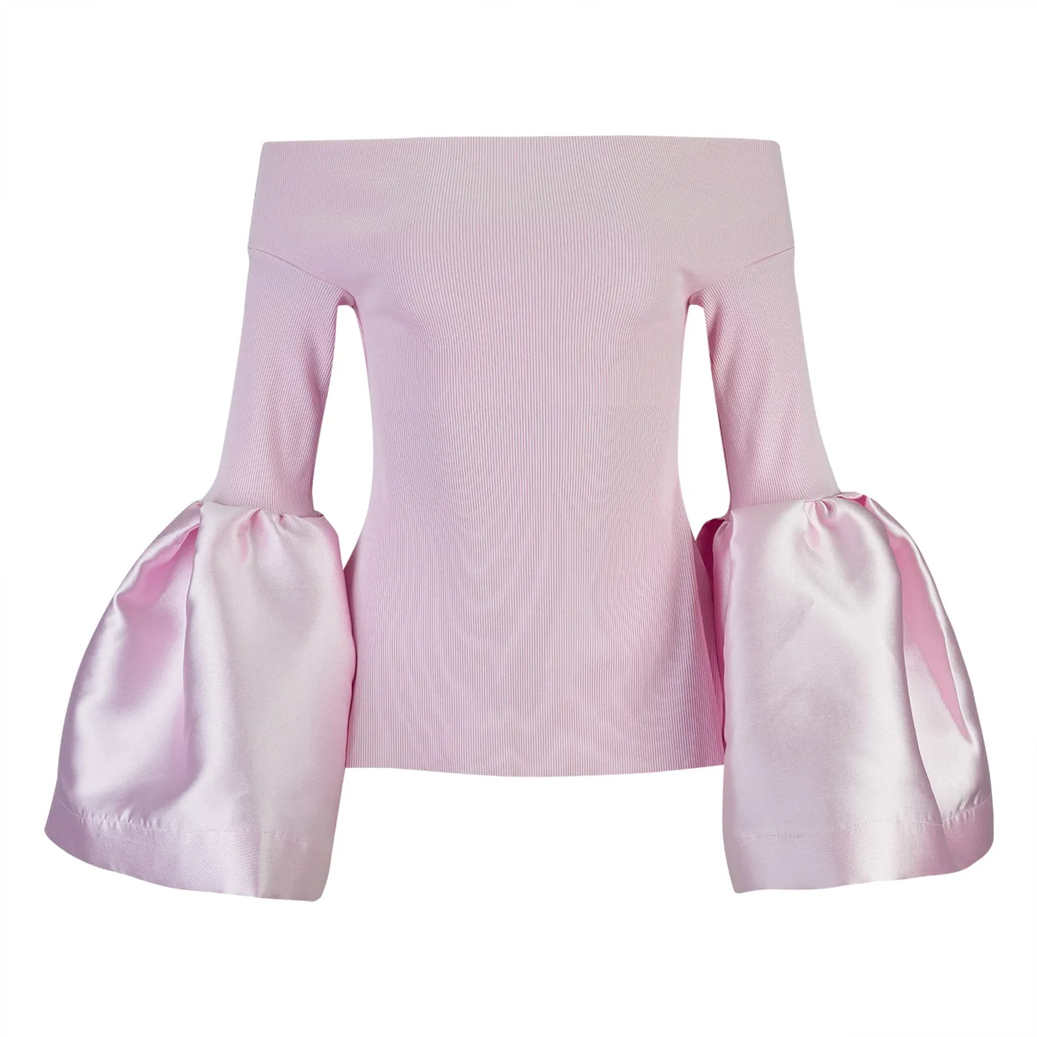 LIGHT PINK OFF SHOULDER PUFF SLEEVE TOP sold by Marques ’ Almeida product image thumbnail 2