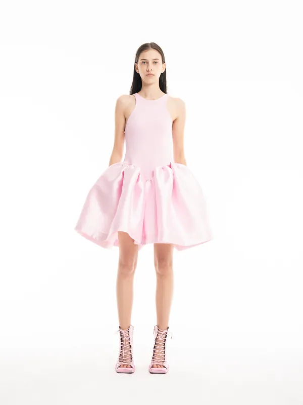 LIGHT PINK MINI DRESS WITH TANK TOP SCOOPED sold by Marques ’ Almeida
