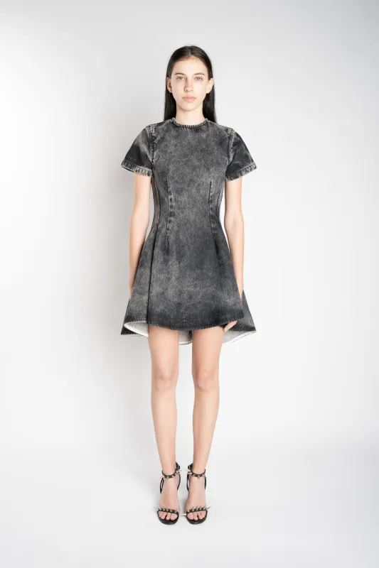 BLACK DENIM T-SHIRT DRESS sold by Marques ’ Almeida