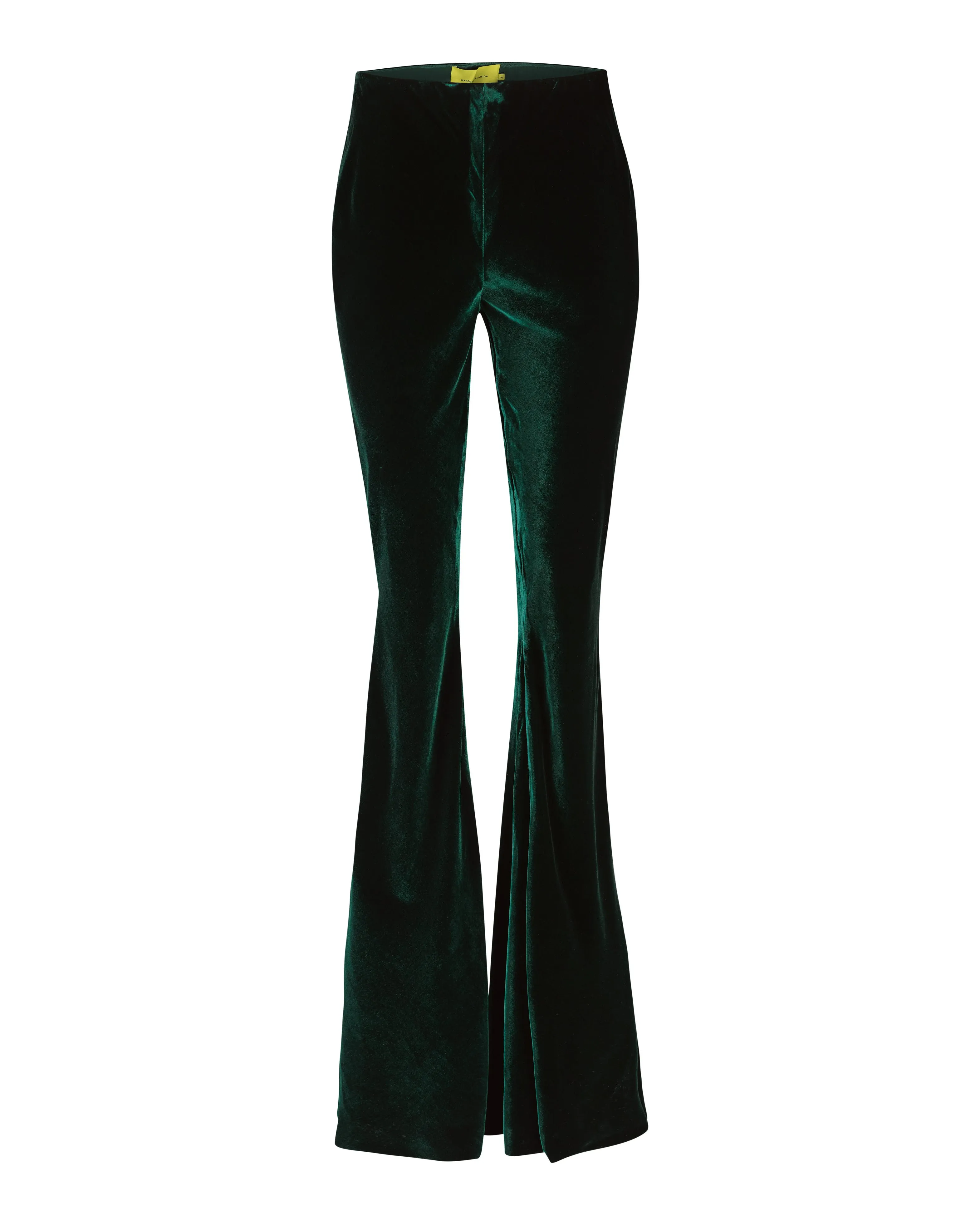 GREEN VELVET FLARE TROUSERS sold by Marques ’ Almeida product image thumbnail 2