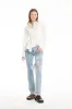 LIGHT BLUE DENIM RIP FEATHER TROUSERS sold by Marques ’ Almeida