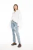 LIGHT BLUE DENIM RIP FEATHER TROUSERS sold by Marques ’ Almeida