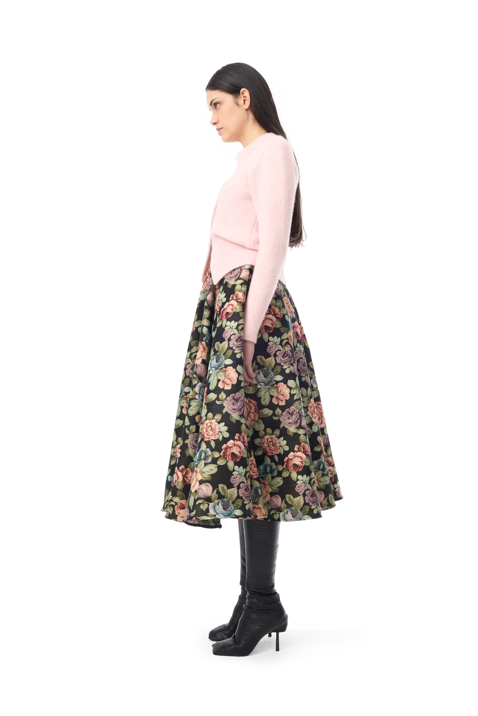 PINK KNIT CARDIGAN WITH EMBELLISHMENT sold by Marques ’ Almeida product image thumbnail 3