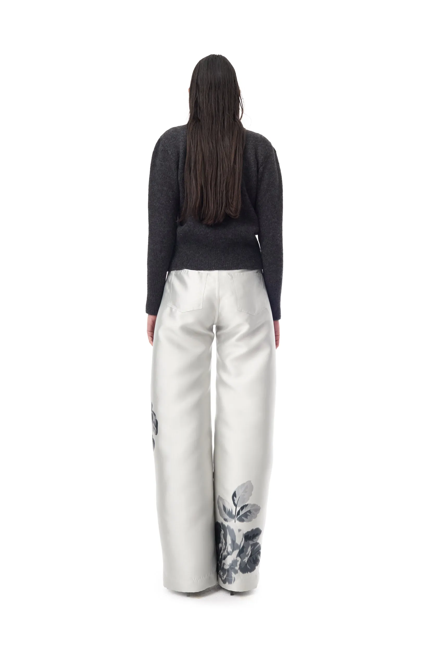 ANTRACITE KNIT CARDIGAN WITH EMBELLISHMENT sold by Marques ’ Almeida product image thumbnail 2