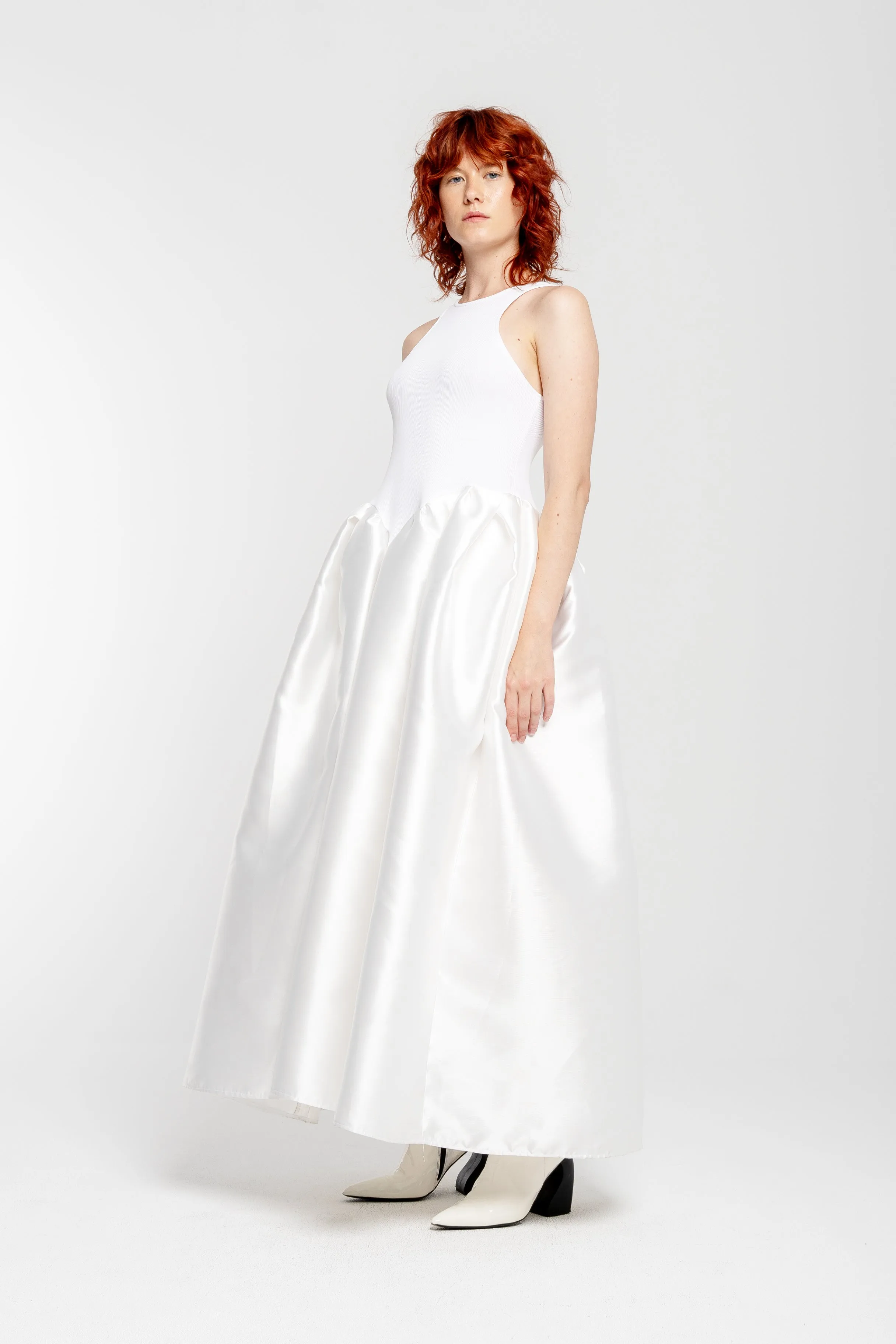 WHITE DRESS WITH TANK TOP SCOOPED sold by Marques ’ Almeida product image thumbnail 5