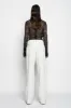BLACK LACE LONG SLEEVE TOP sold by Marques ’ Almeida