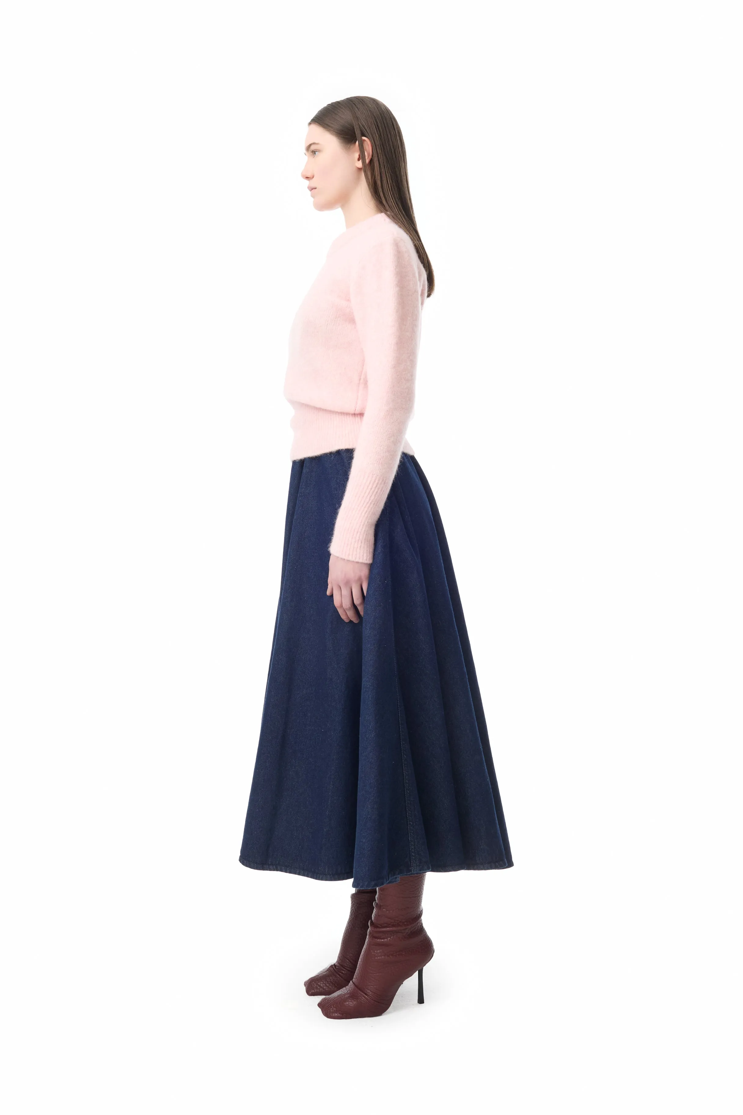 PINK KNIT CREW NECK WITH EMBELLISHMENT sold by Marques ’ Almeida product image thumbnail 3