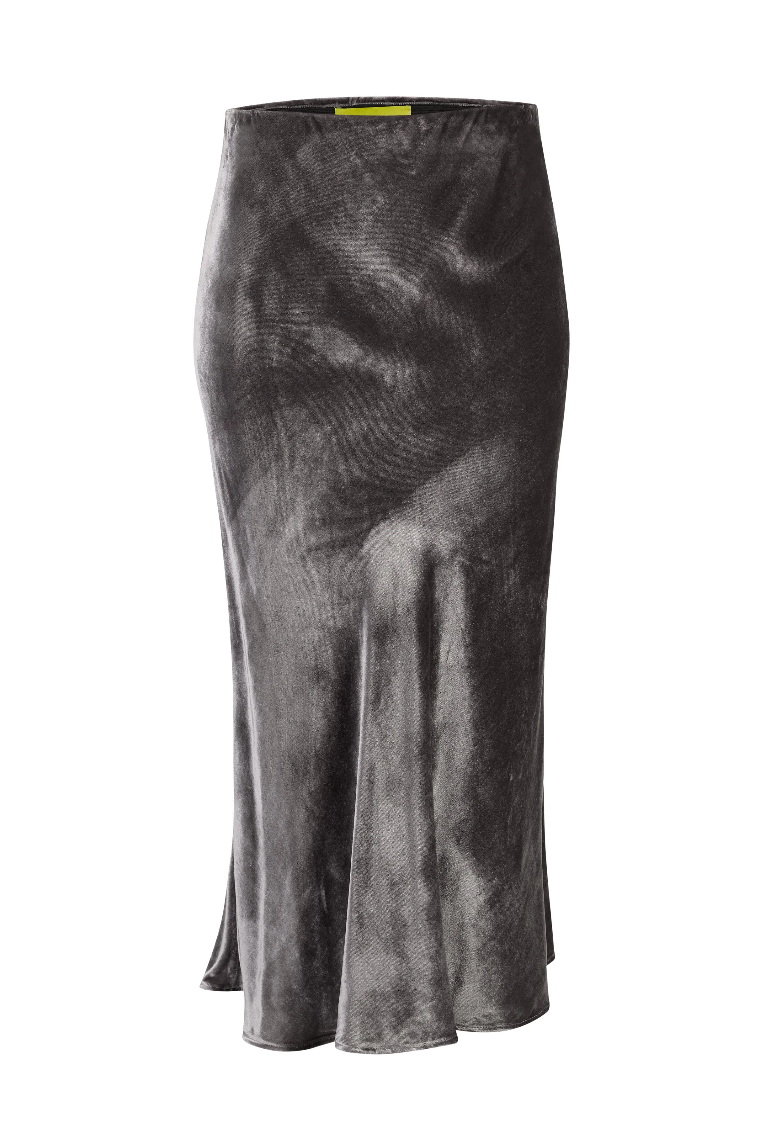SILVER VELVET BIAS MIDI SKIRT sold by Marques ’ Almeida product image thumbnail 2
