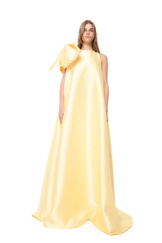 YELLOW LONG BOW DRESS sold by Marques ’ Almeida