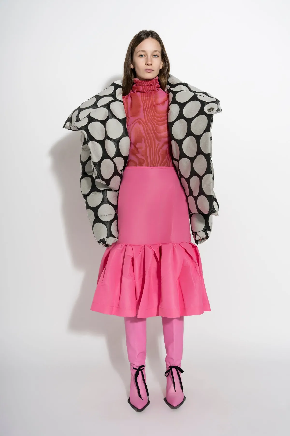 DOTS BROCADE M'A PUFFER JACKET sold by Marques ’ Almeida product image thumbnail 3