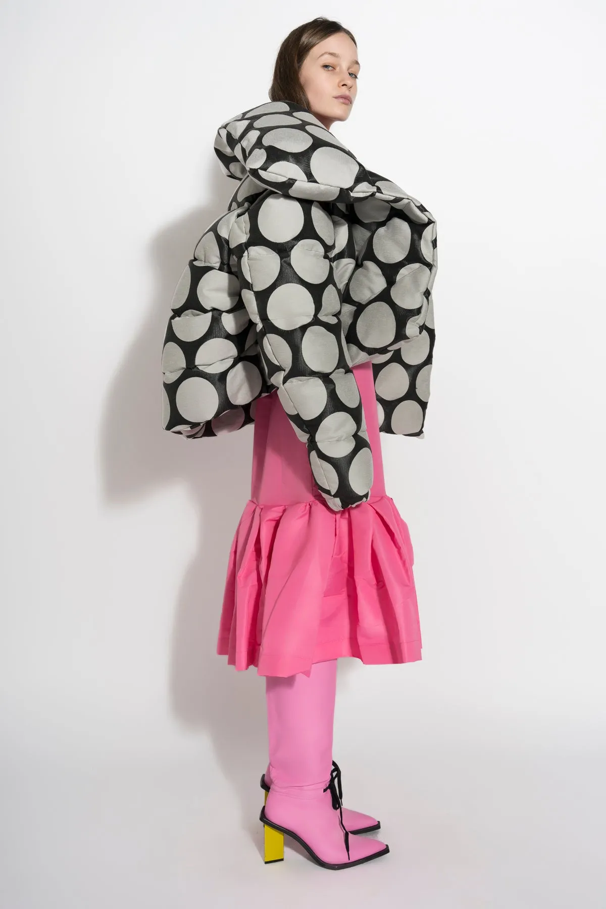 DOTS BROCADE M'A PUFFER JACKET sold by Marques ’ Almeida product image thumbnail 5