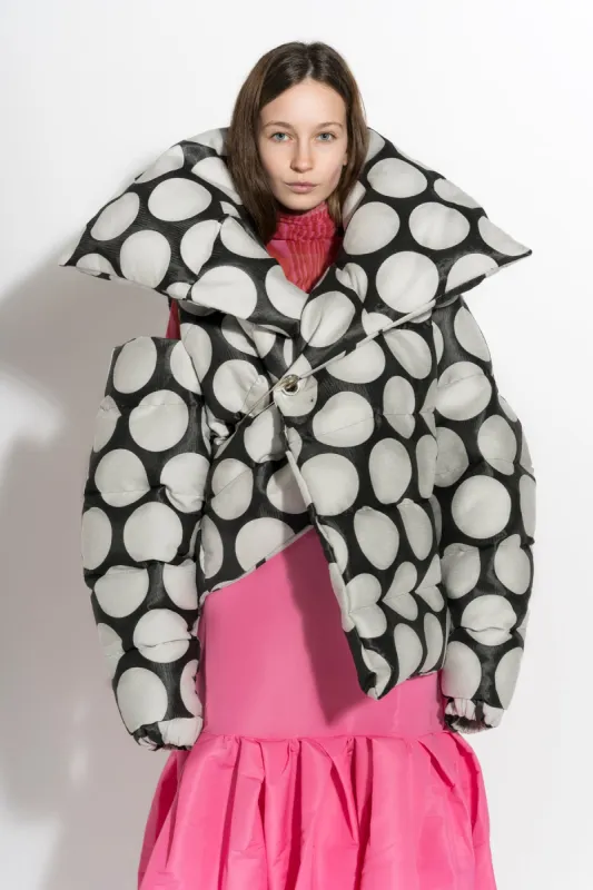 DOTS BROCADE M'A PUFFER JACKET sold by Marques ’ Almeida
