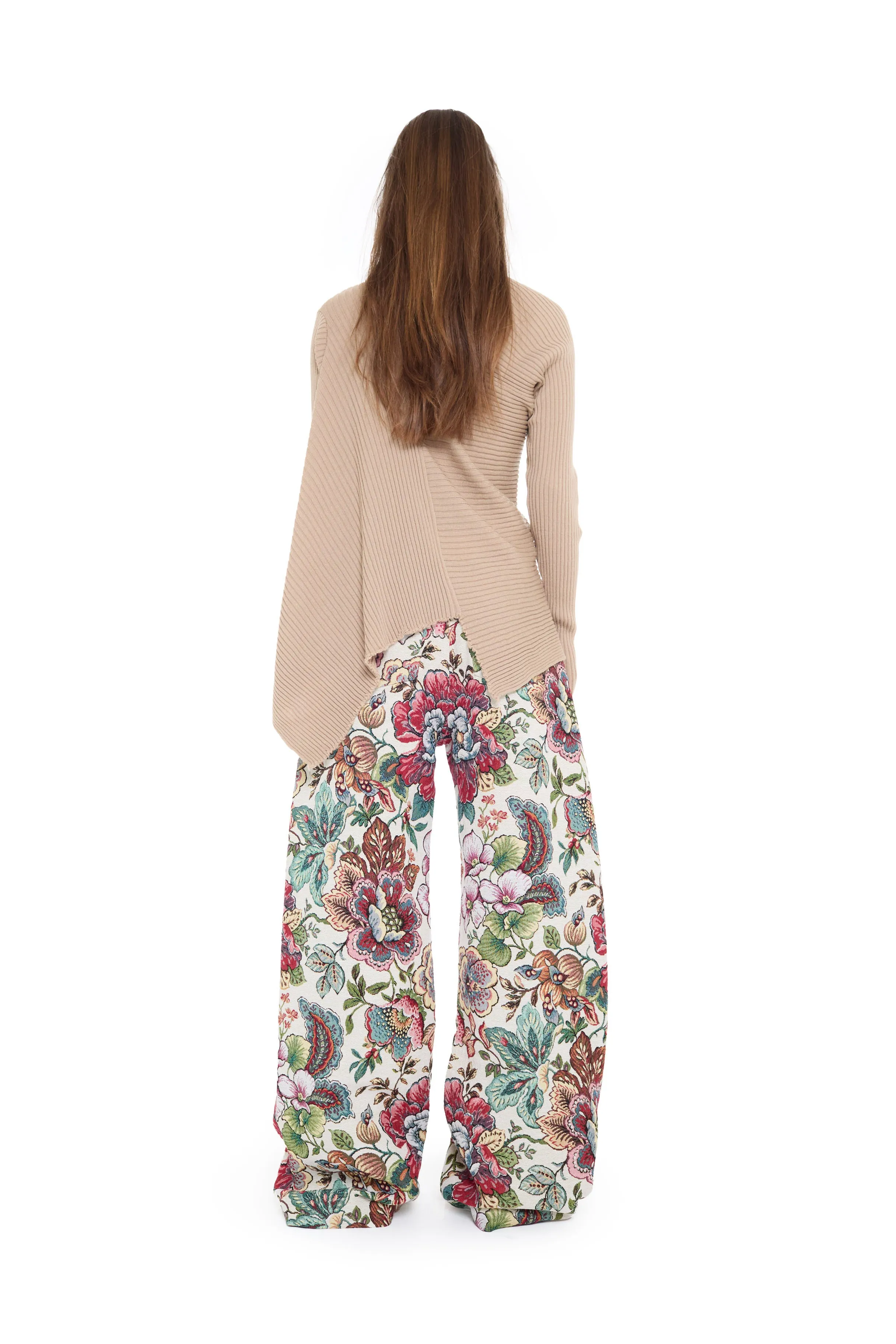 BEIGE MERINO DRAPED JUMPER sold by Marques ’ Almeida product image thumbnail 3