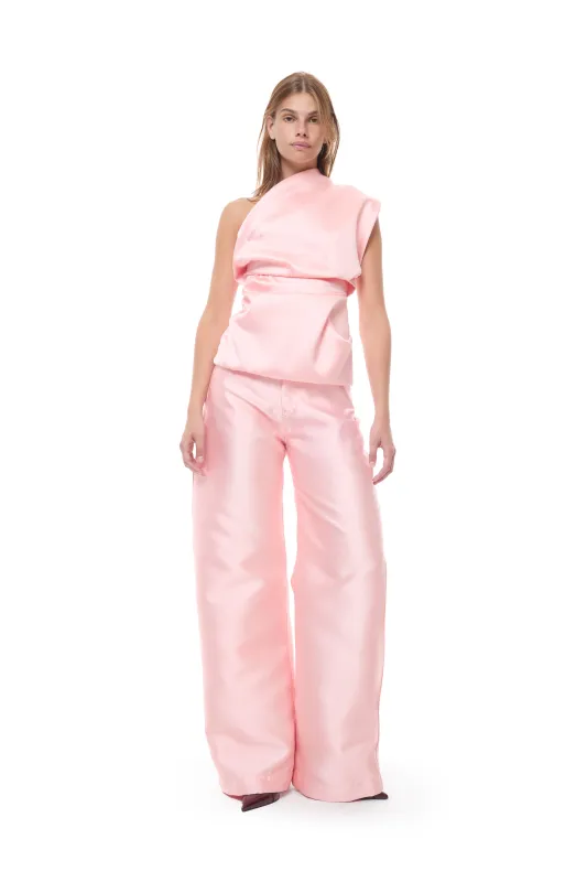 PINK MIKADO BOYFRIEND TROUSERS sold by Marques ’ Almeida