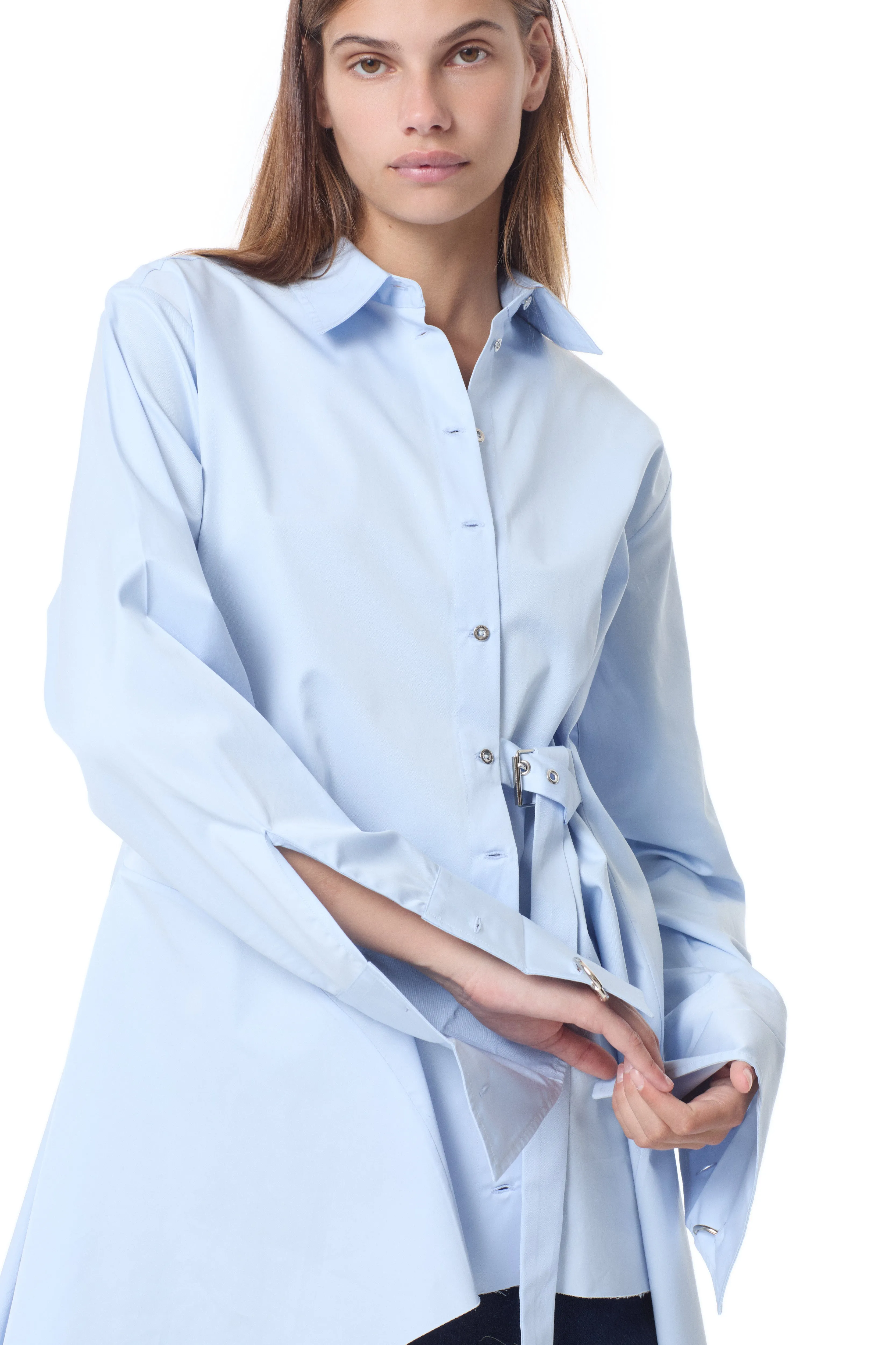 BLUE CINCH BELT SHIRT sold by Marques ’ Almeida product image thumbnail 3