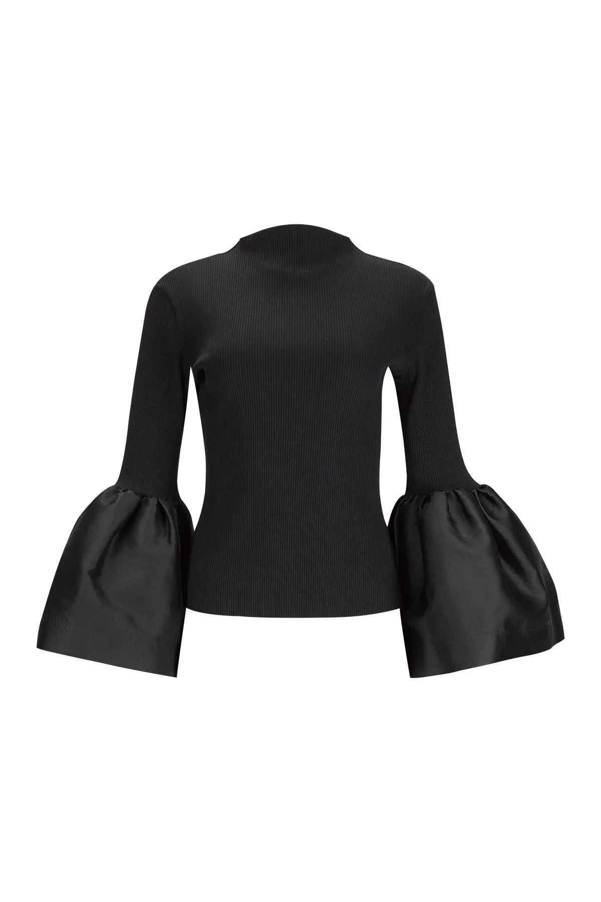 BLACK TURTLENECK PUFF SLEEVE TOP sold by Marques ’ Almeida product image thumbnail 2